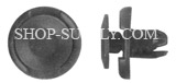 Black Nylon Push-Type Retainers Lexus # 90467-07138